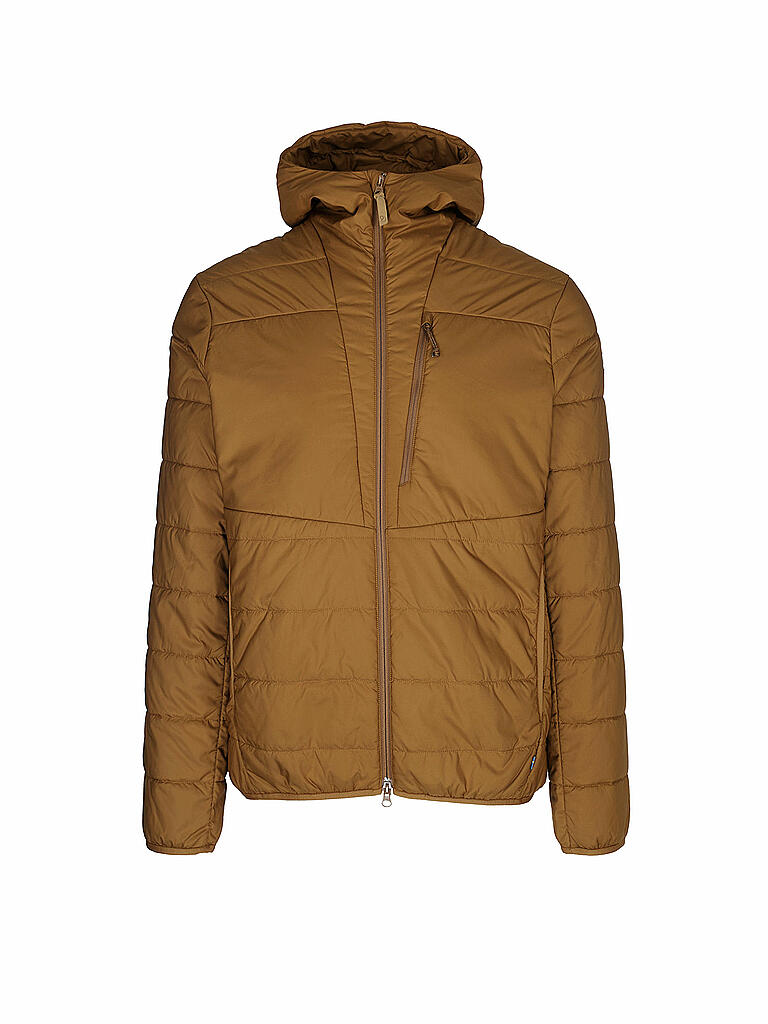 FJÄLLRÄVEN | Herren Isolationsjacke Keb Padded Hoodie | senf