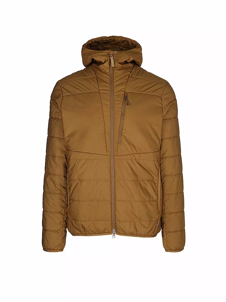 FJÄLLRÄVEN | Herren Isolationsjacke Keb Padded Hoodie | senf