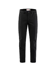 FJÄLLRÄVEN | Herren Softshell Wanderhose Abisko Winter Stretch | schwarz