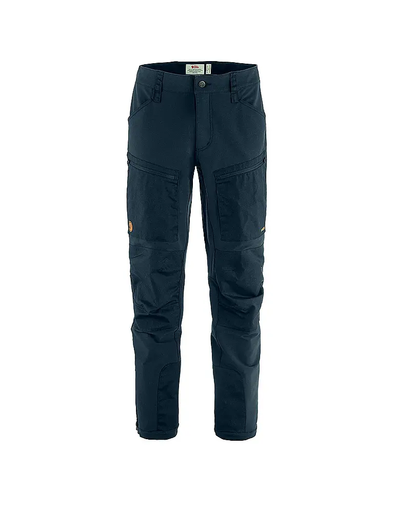 FJÄLLRÄVEN | Herren Softshellhose KEB Agile Winter | dunkelblau