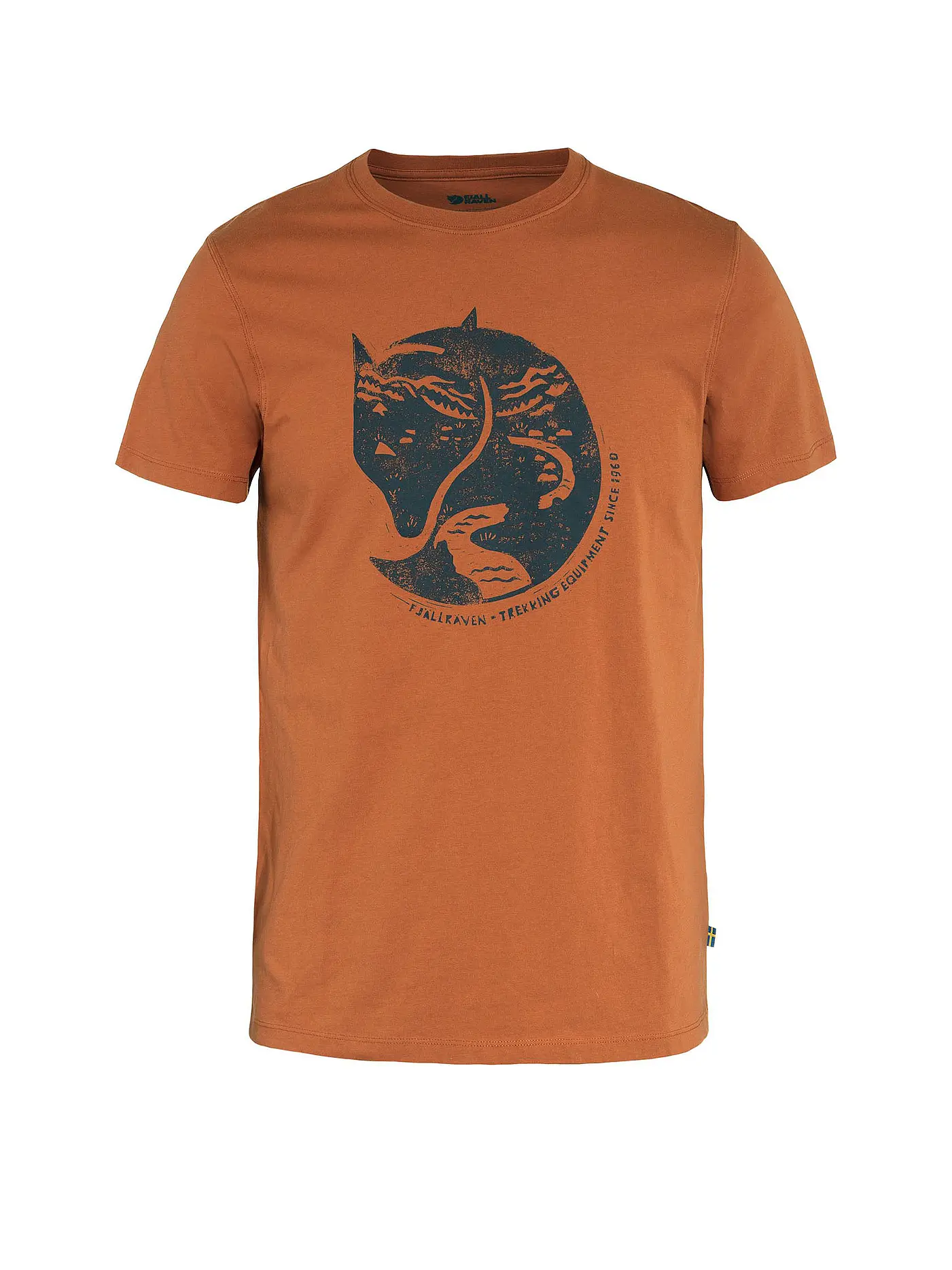 FJÄLLRÄVEN | Herren T-Shirt Arctic Fox | kupfer