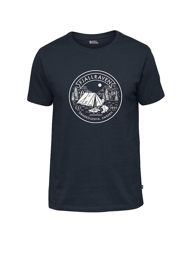 FJÄLLRÄVEN | Herren T-Shirt Lägerplats | blau
