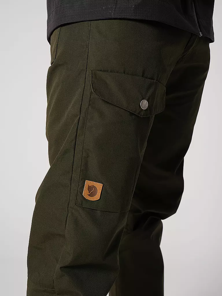 FJÄLLRÄVEN | Herren Wanderhose G-1000 Greenland Regulär | dunkelgrün