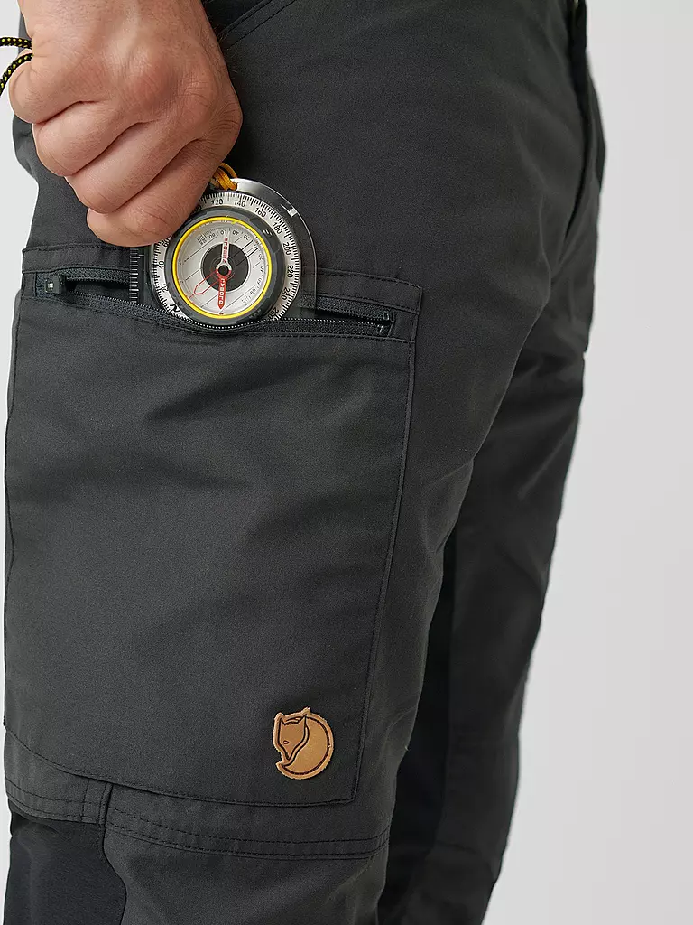 FJÄLLRÄVEN | Herren Wanderhose Kaipak | grau