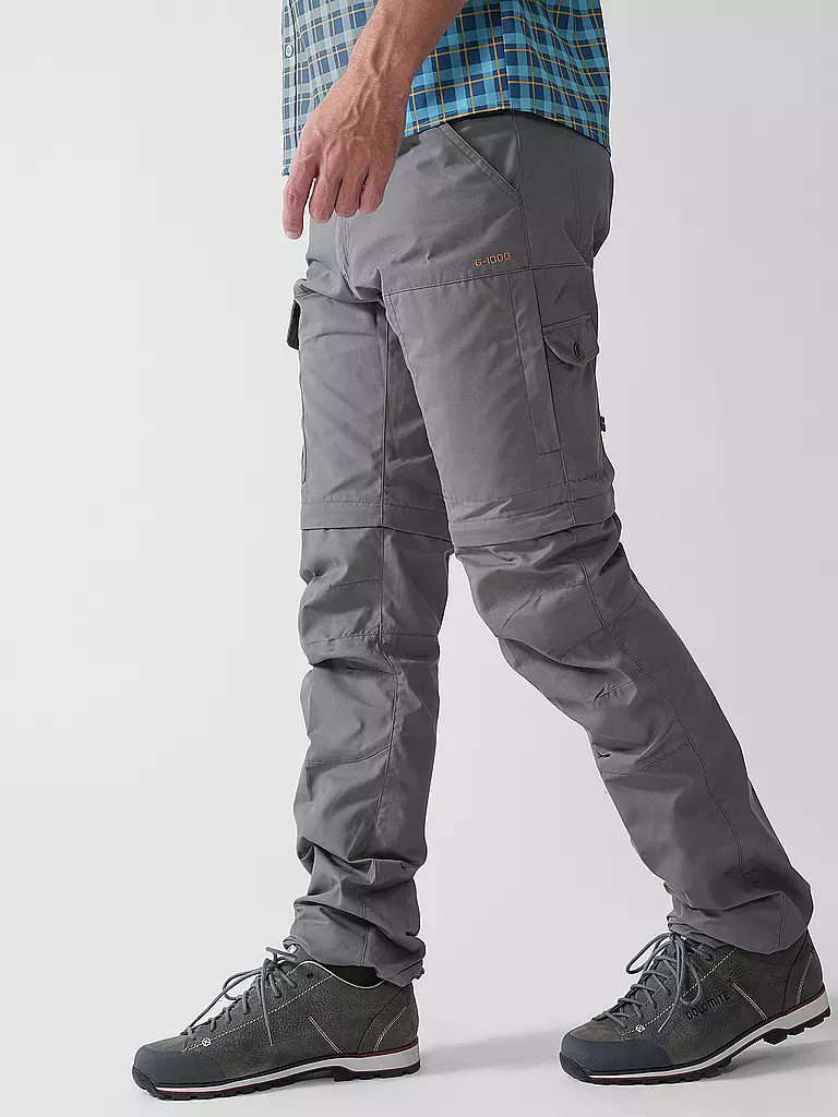 FJÄLLRÄVEN | Herren Wanderhose Karl Pro ZipOff | grau