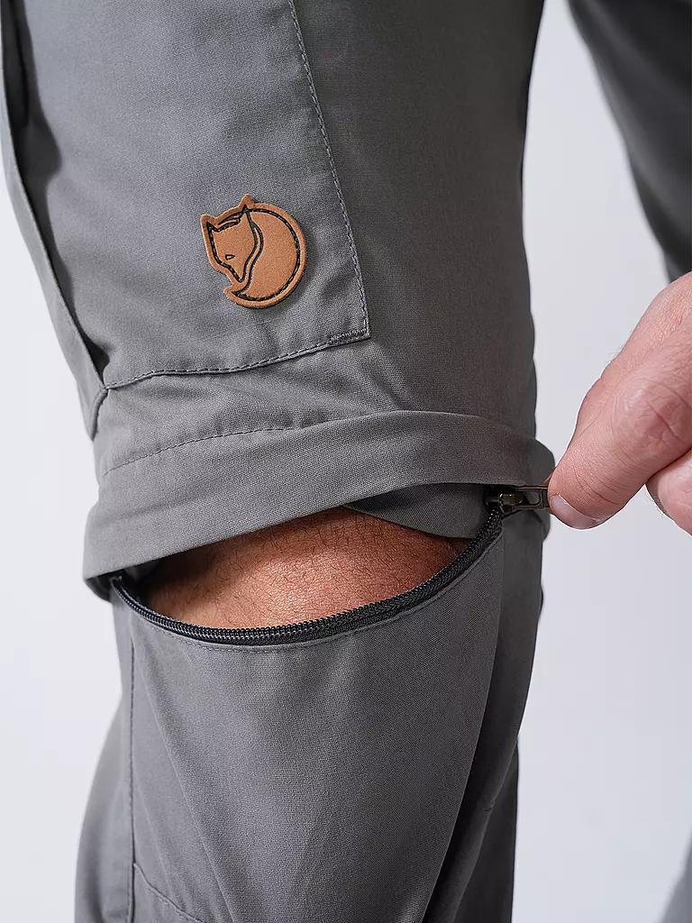 FJÄLLRÄVEN | Herren Wanderhose Karl Pro ZipOff | grau