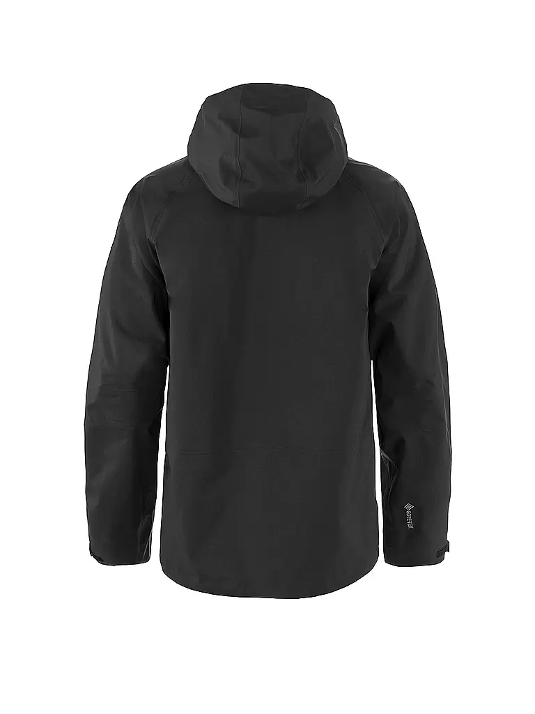 FJÄLLRÄVEN | Herren Wanderjacke Keb 3L GTX Hoodie | schwarz