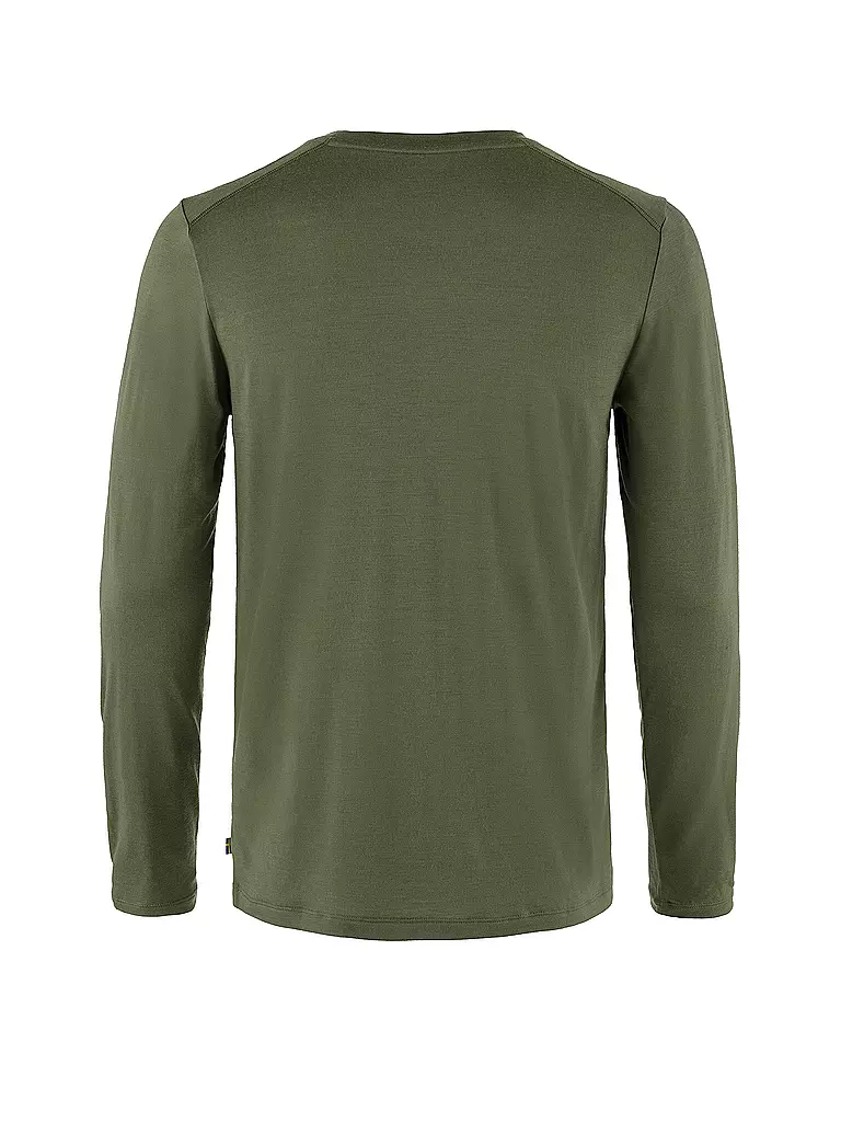 FJÄLLRÄVEN | Herren Wandershirt Abisko Wool | olive