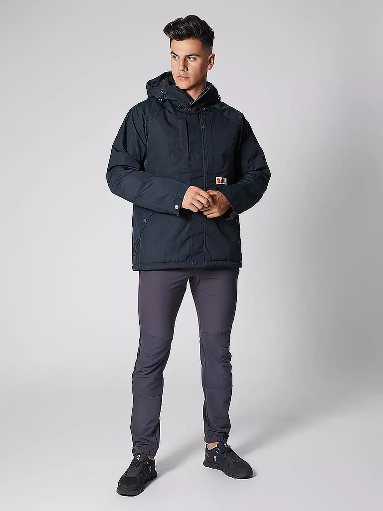 FJÄLLRÄVEN | Herren Winterjacke Vardag Lite Padded | dunkelblau