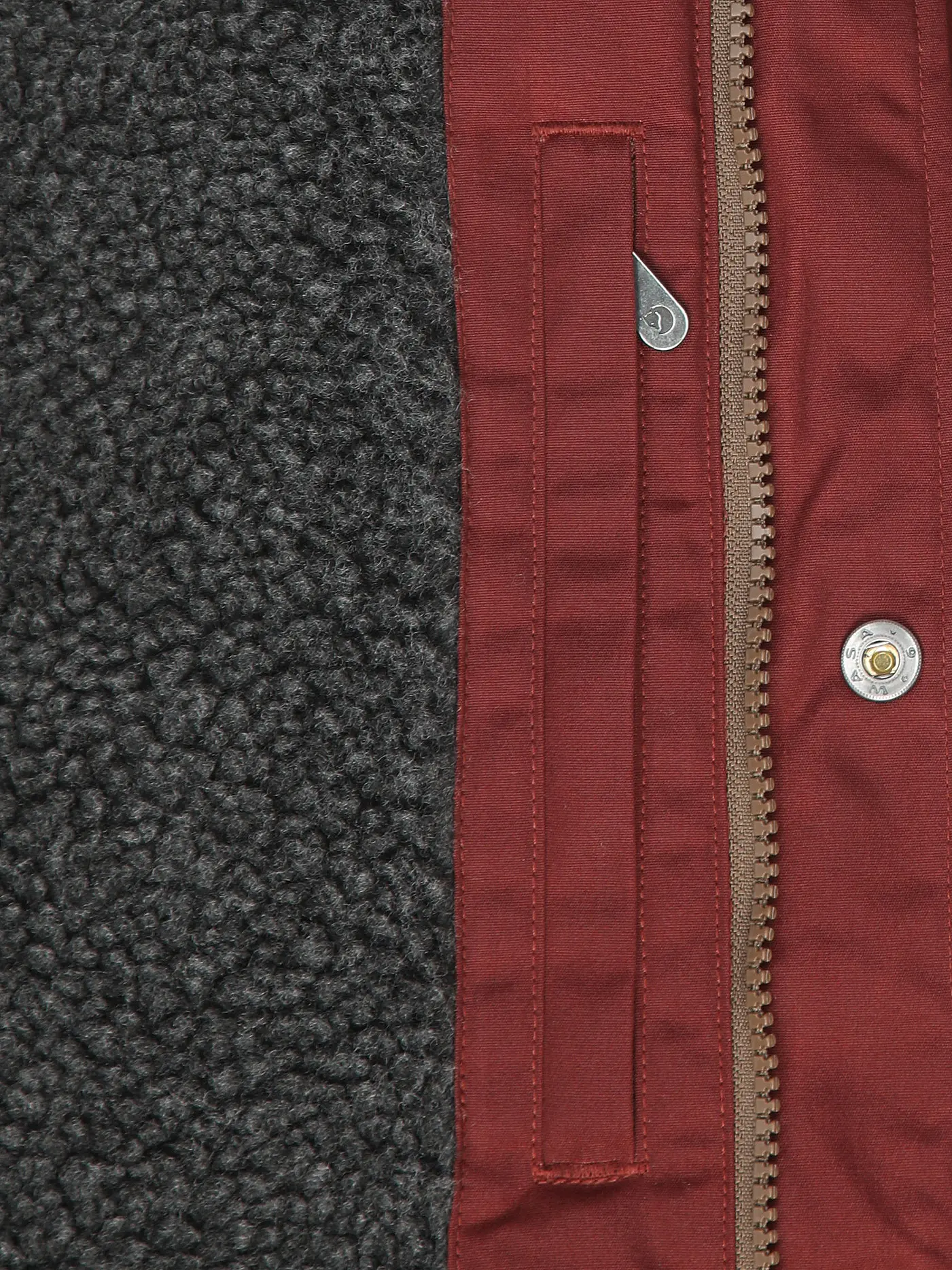 FJÄLLRÄVEN | Herren Winterparka Greenland Winter G1000 Hoodie | dunkelrot