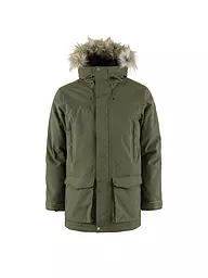 FJÄLLRÄVEN | Herren Winterparka Nuuk Lite Hoodie | olive