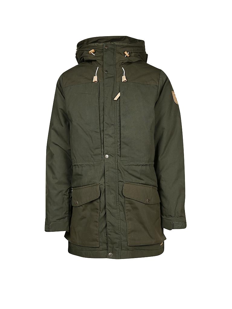 FJÄLLRÄVEN | Herren Winterparka Singi Wool Padded | grün