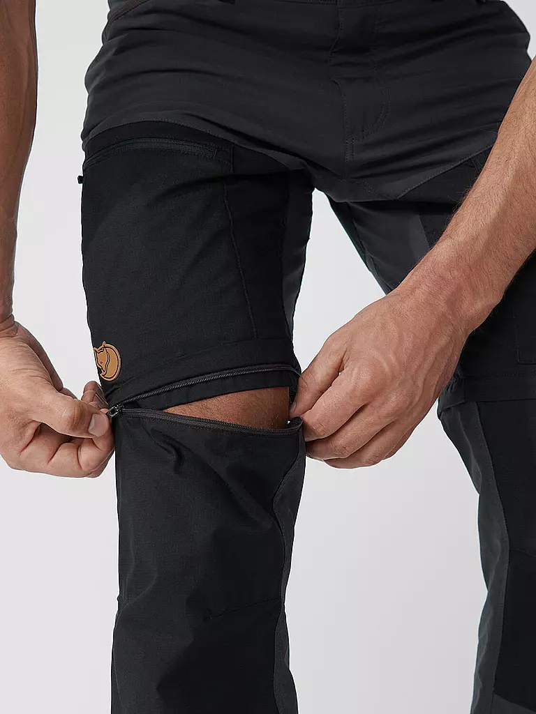 FJÄLLRÄVEN | Herren ZipOff Wanderhose Abisko Midsummer  | grau
