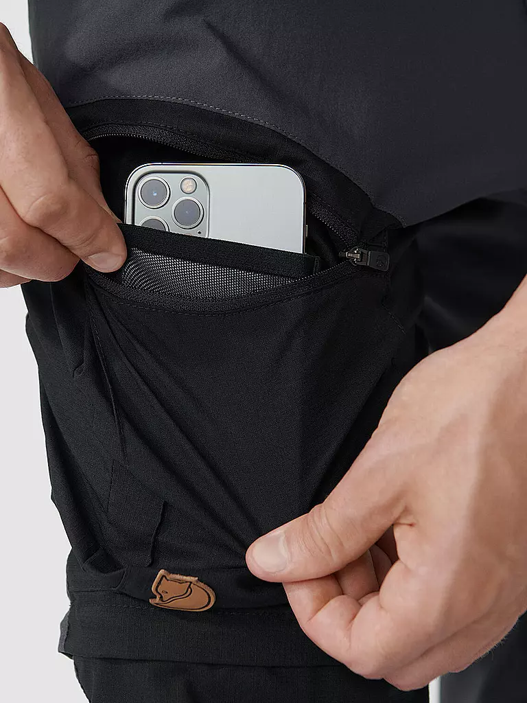FJÄLLRÄVEN | Herren ZipOff Wanderhose Abisko Midsummer  | grau