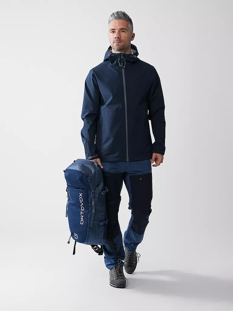 FJÄLLRÄVEN | Herren ZipOff Wanderhose Abisko Midsummer  | dunkelblau