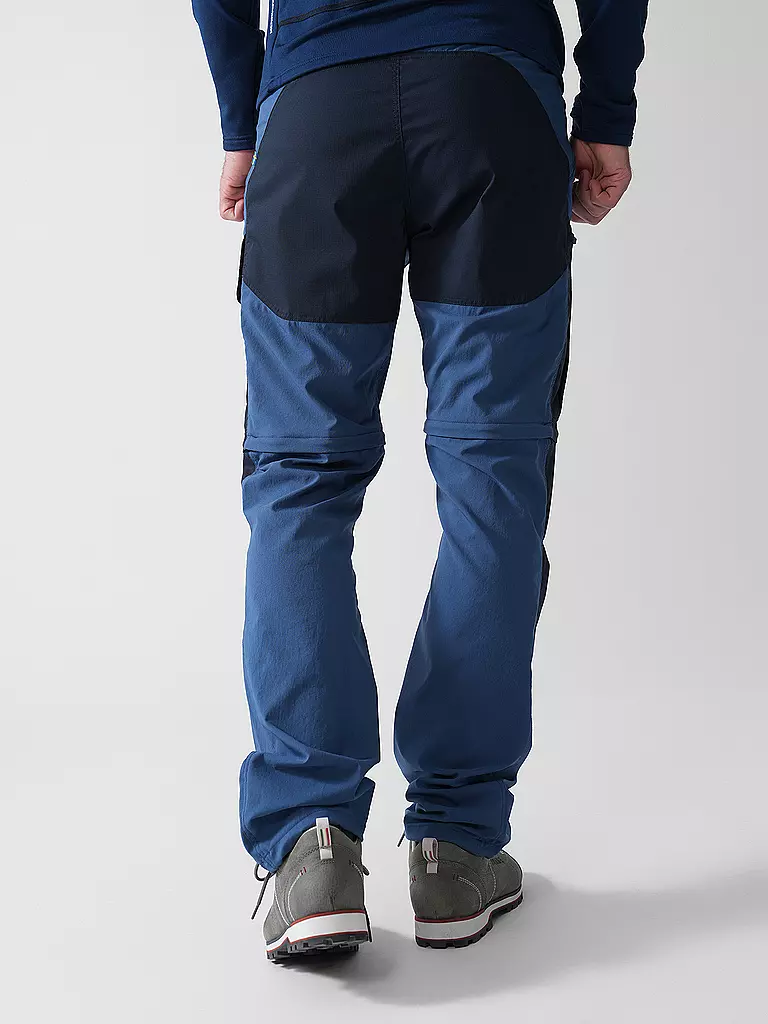 FJÄLLRÄVEN | Herren ZipOff Wanderhose Abisko Midsummer  | dunkelblau