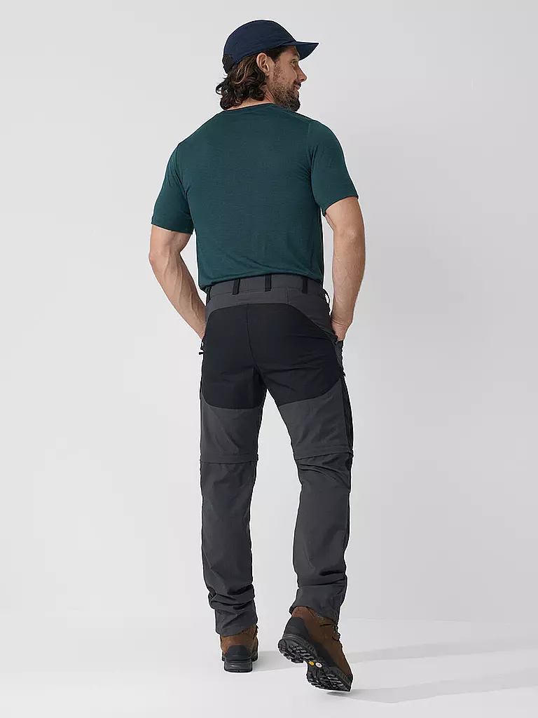 FJÄLLRÄVEN | Herren ZipOff Wanderhose Abisko Midsummer  | grau