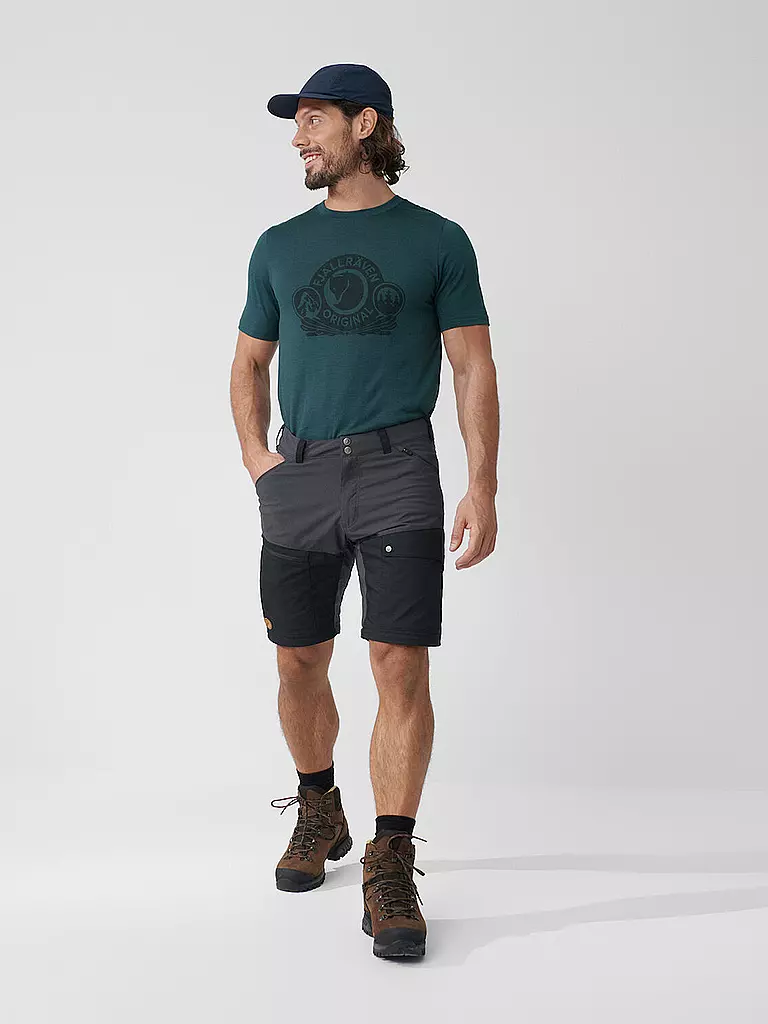 FJÄLLRÄVEN | Herren ZipOff Wanderhose Abisko Midsummer  | grau