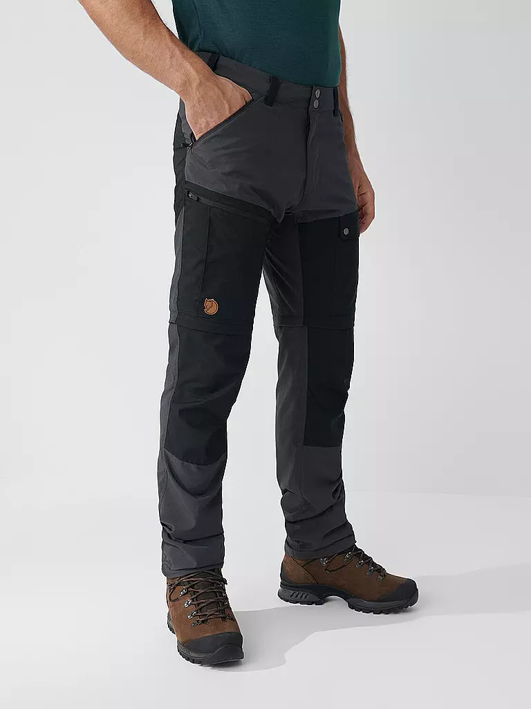 FJÄLLRÄVEN | Herren ZipOff Wanderhose Abisko Midsummer  | grau