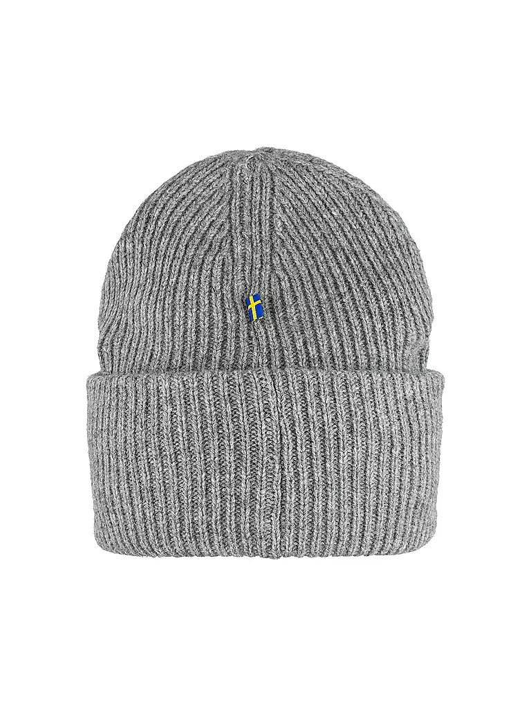 FJÄLLRÄVEN | Mütze 1960 Logo Merino | grau
