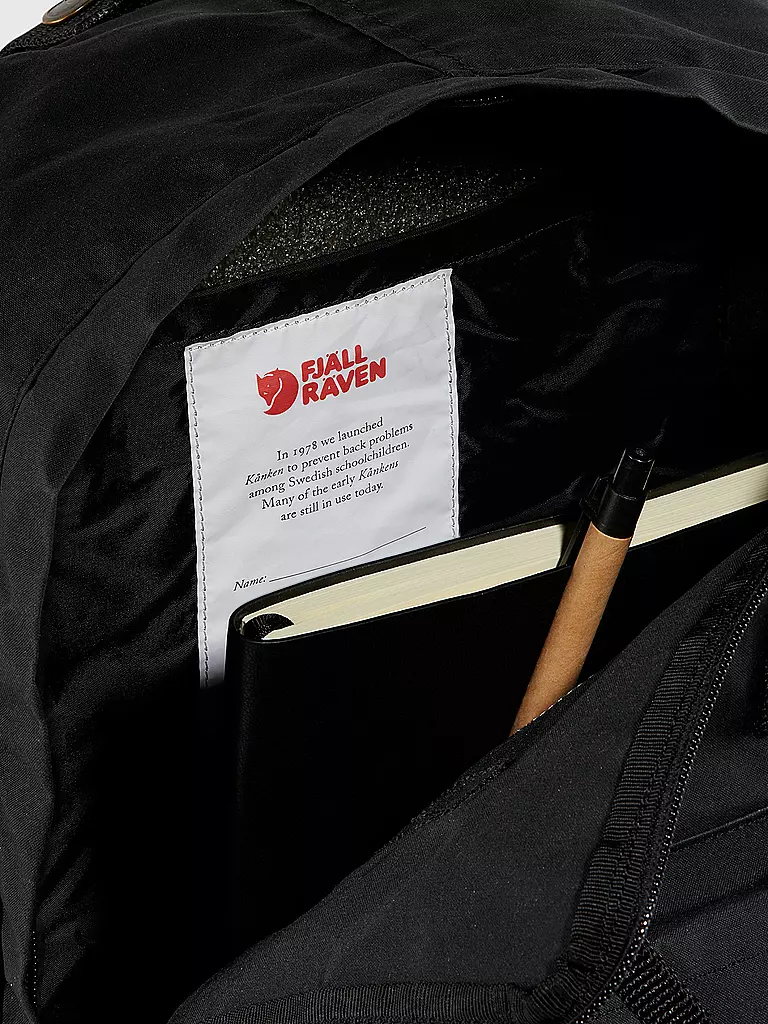 FJÄLLRÄVEN | Rucksack Kanken 16L | schwarz