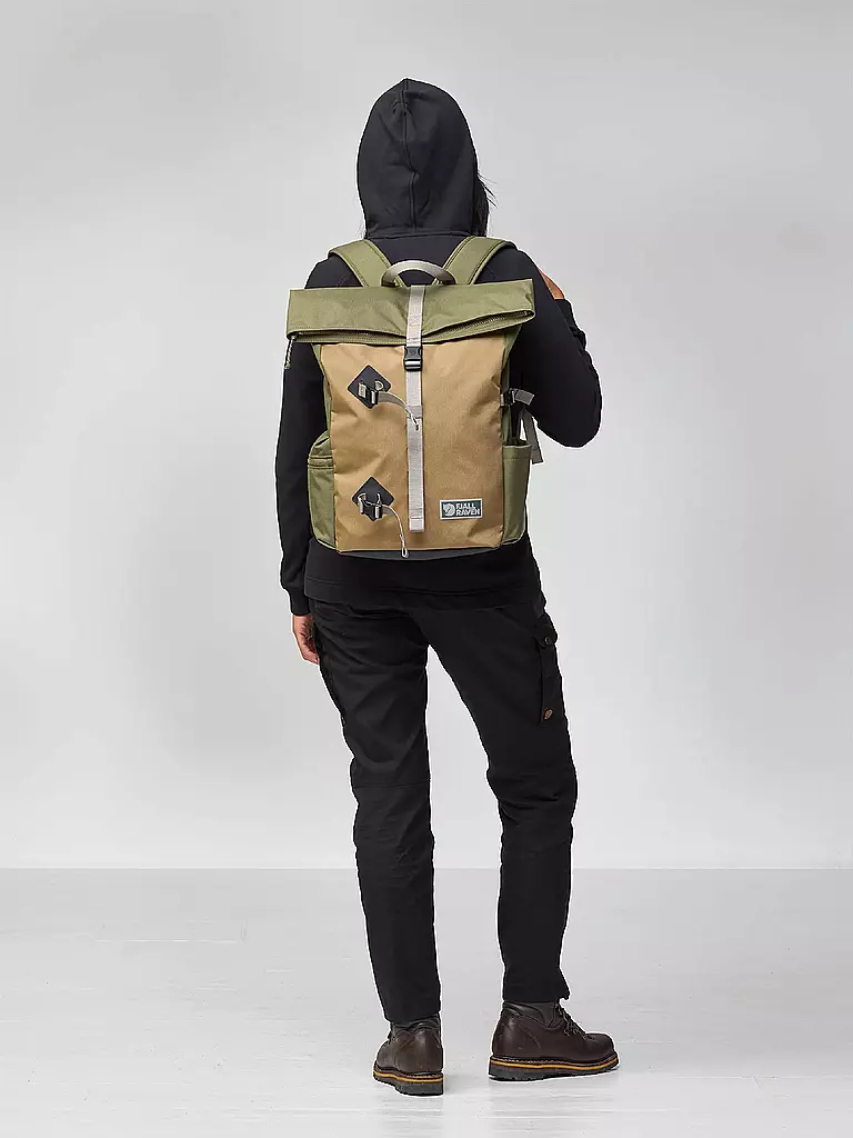 FJÄLLRÄVEN | Tagesrucksack Vardag Foldsack 25L | grün