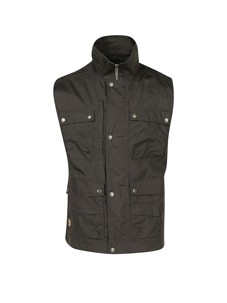 FJÄLLRÄVEN Herren Weste Reporter Lite Vest grau | S