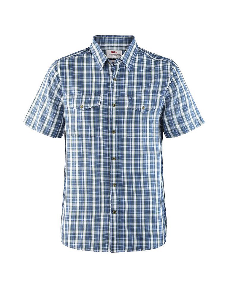 FJÄLLRÄVEN Herren Outdoorhemd Abisko Cool blau | S