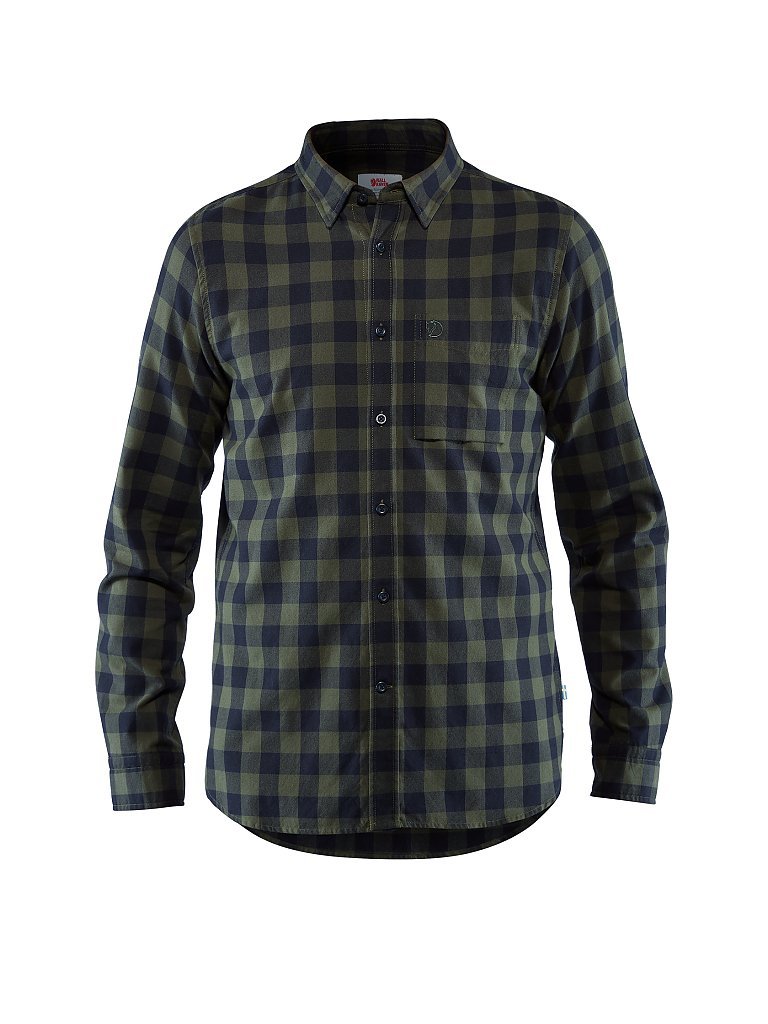FJÄLLRÄVEN Herren Outdoorhemd Övik grün | S