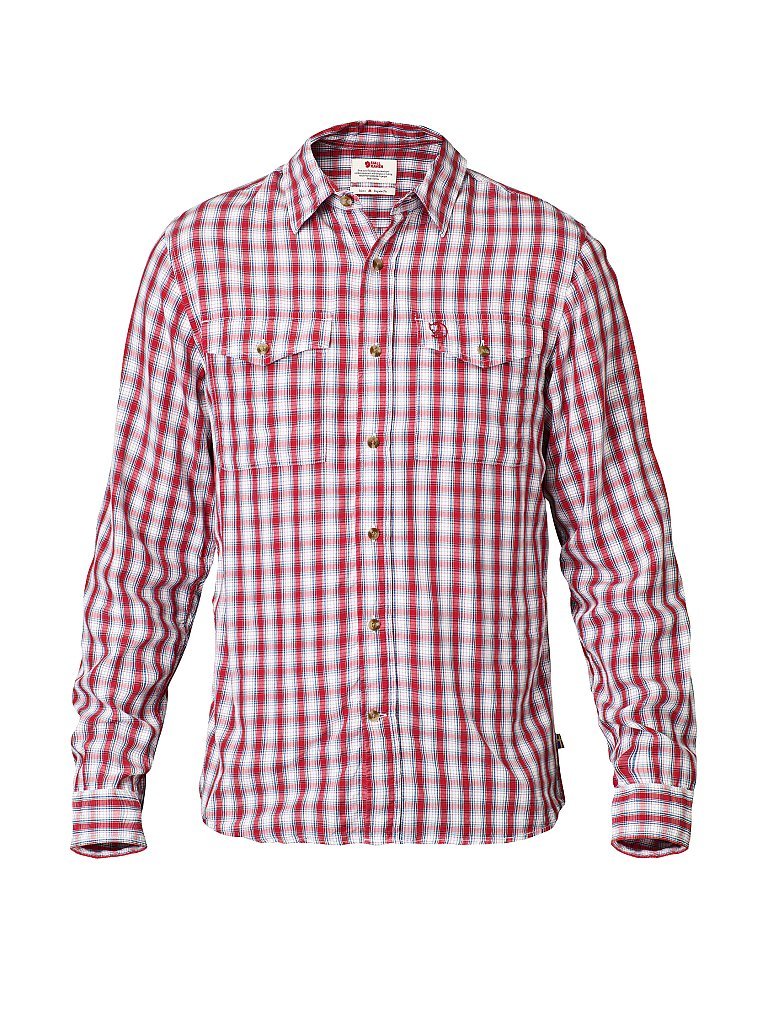 FJÄLLRÄVEN Herren Outdoorhemd Abisko Cool rot | XXL