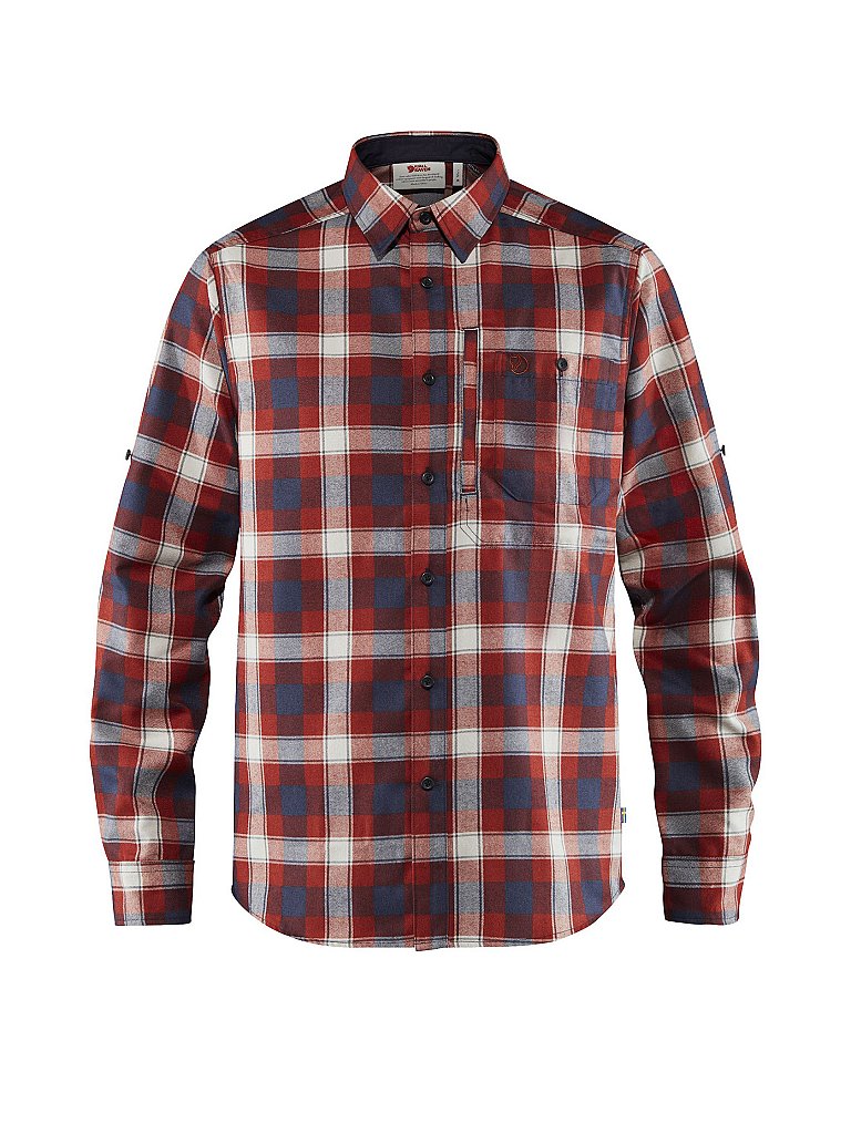 FJÄLLRÄVEN Herren Outdoorhemd Fjaellslim L/S braun | M