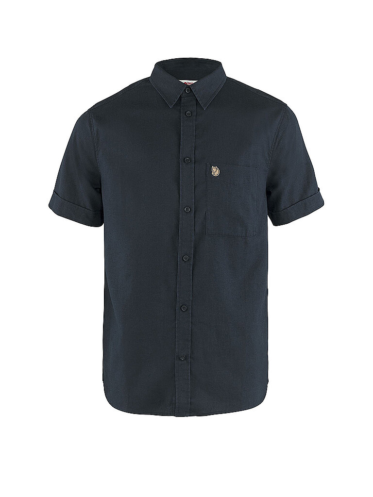 FJÄLLRÄVEN Herren Outdoorhemd Oevik Travel blau | S