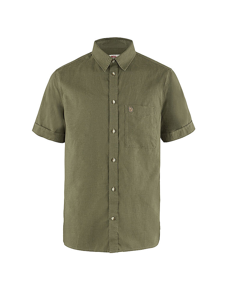 FJÄLLRÄVEN Herren Outdoorhemd Oevik Travel olive | S
