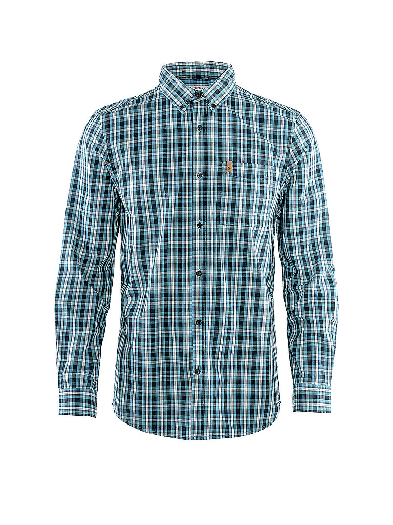 FJÄLLRÄVEN Herren Outdoorhemd Oevik LS blau | M