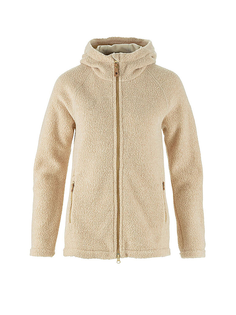 Fjällräven Damen Fleecejacke Kaitum Fleece High-Loft Hoodie beige