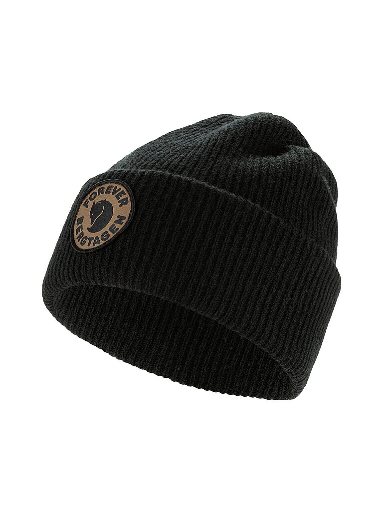 Fjällräven Mütze Bergtagen Forever Wool schwarz