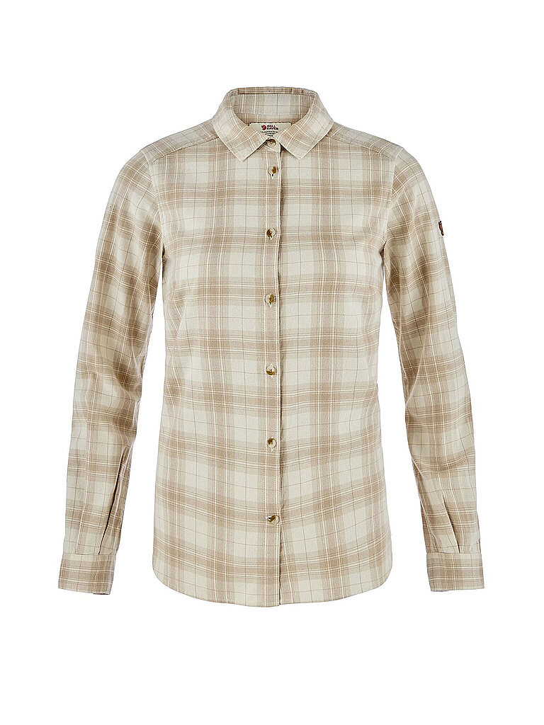Fjällräven Damen Bluse Oevik Classic Flannel beige