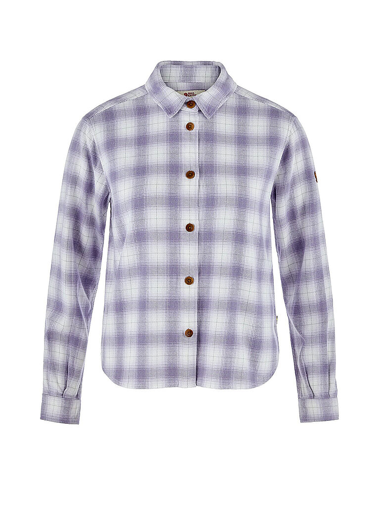 Fjällräven Damen Bluse Oevik Boxy Flannel lila