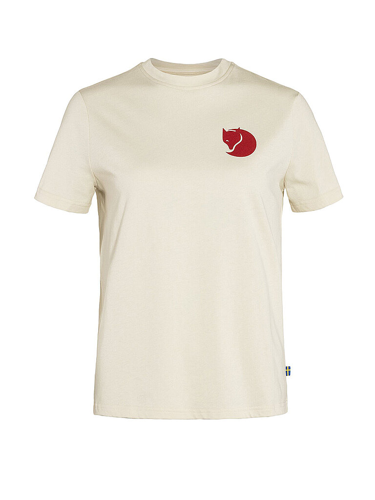 Fjällräven Damen Funktionsshirt Fox Boxy Logo creme