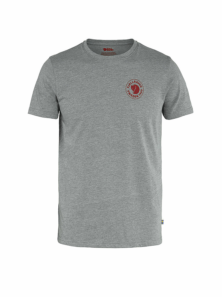 FJÄLLRÄVEN Herren Funktionsshirt 1960 Logo hellgrau | S