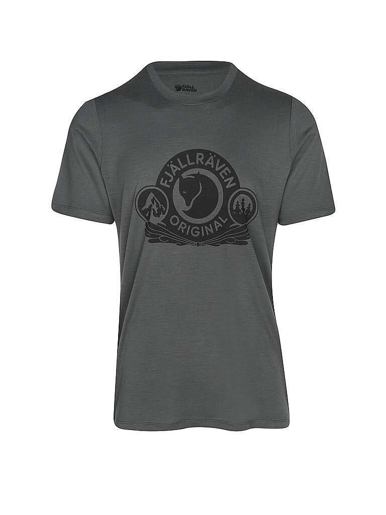 FJÄLLRÄVEN Herren Funktionsshirt Abisko Wool Classic grau | S