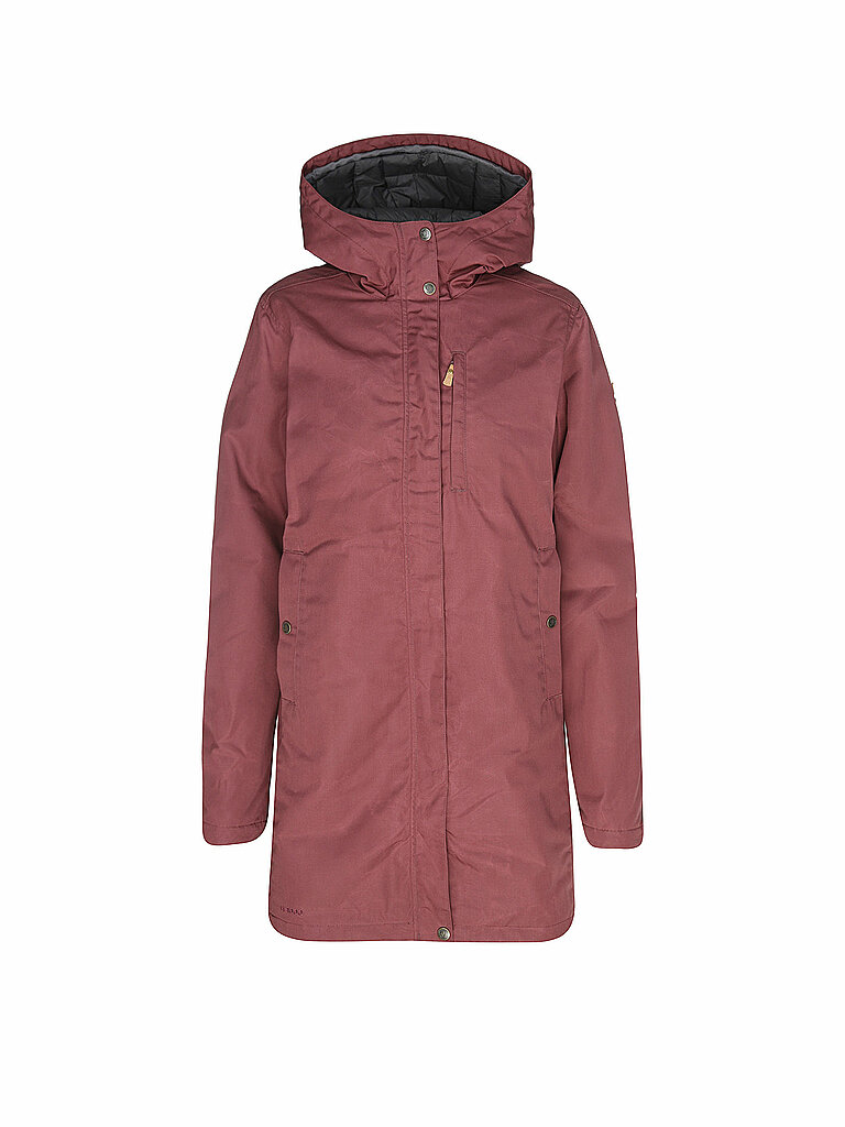 FJÄLLRÄVEN Damen Winterparka Kiruna dunkelrot | XS