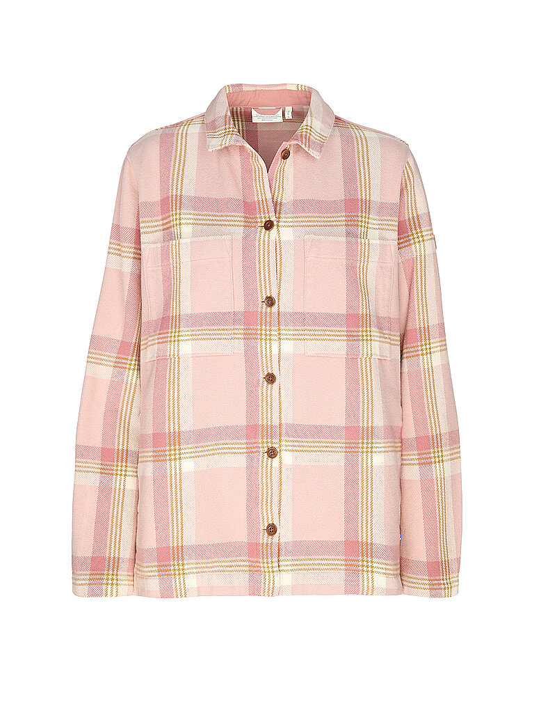 FJÄLLRÄVEN Damen Outdoor Bluse Singi Flannel Overshirt beige | M