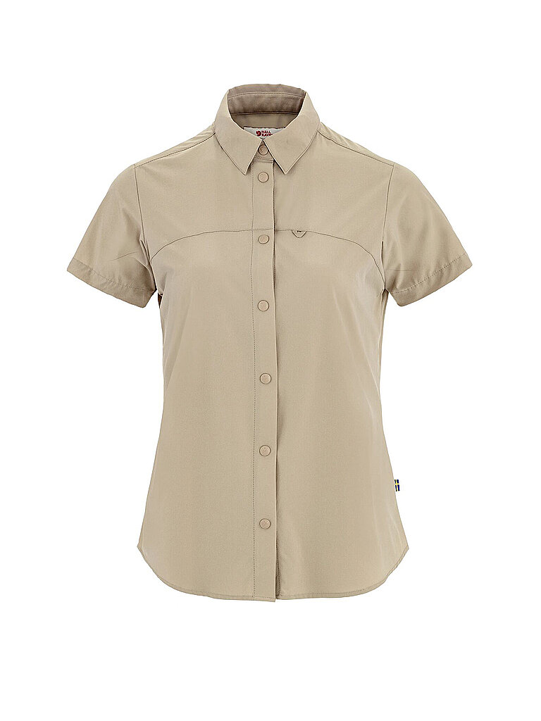 FJÄLLRÄVEN Damen Bluse High Coast Light beige | XS