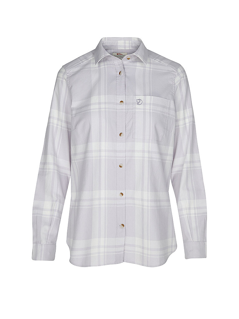 FJÄLLRÄVEN Damen Bluse Oevik Lite Flannel lila | S
