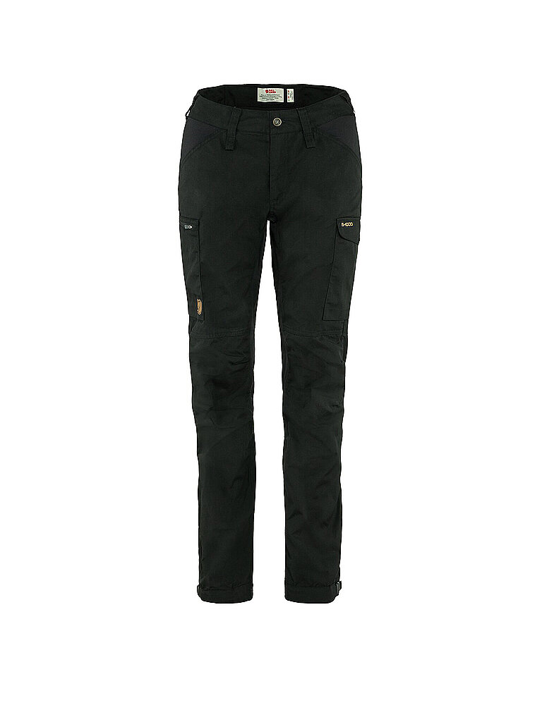 FJÄLLRÄVEN Damen Wanderhose Kaipak Curved G1000 schwarz | 38