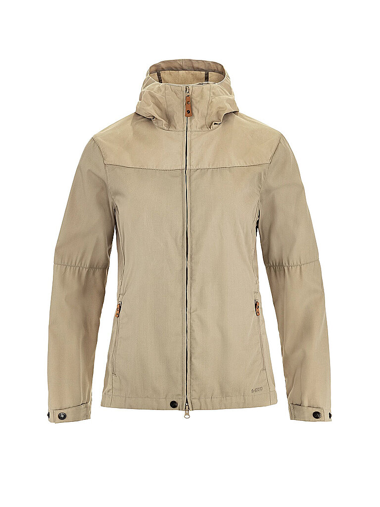 FJÄLLRÄVEN Damen Wanderjacke Stina G-1000 Hoodie beige | XS