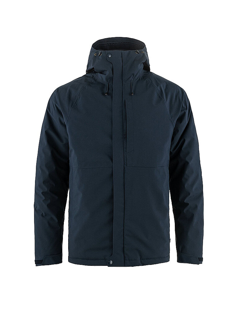 FJÄLLRÄVEN Herren Winterjacke Hydratic Padded Trail dunkelblau | S