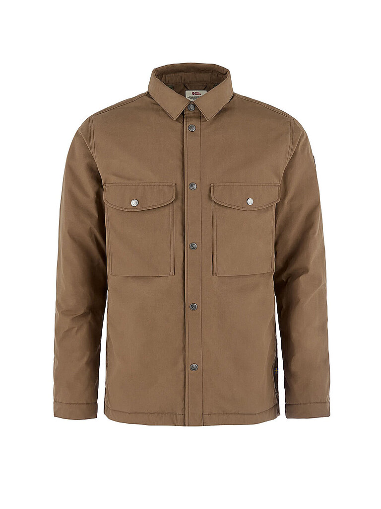 FJÄLLRÄVEN Herren Winter Isojacke Oevik Down Knöpfe G-1000 braun | S
