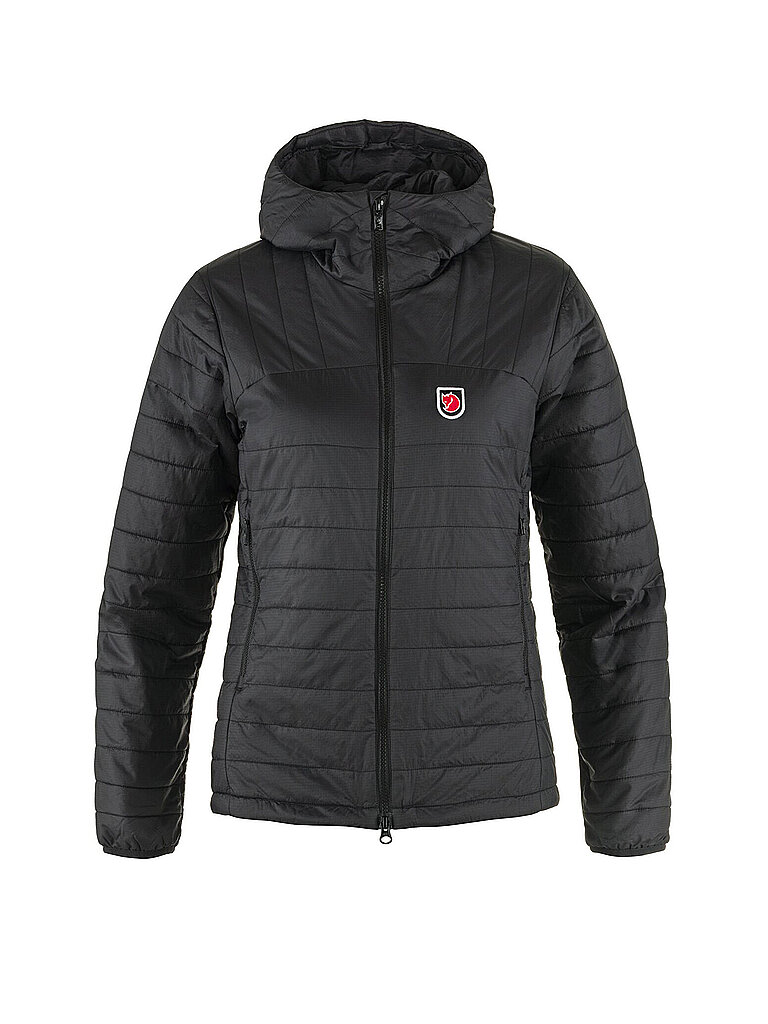 FJÄLLRÄVEN Damen Isojacke Expedition X-lätt Hoodie schwarz | XS